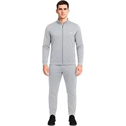 rusksun Men’s Tracksuit for Gym Running Sports | Dry Fit Stretchable Activewear | Lightweight Training Suit with Zipper Jacket & Track Pant for Men-picture-32