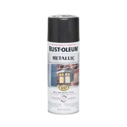 Rust-Oleum 312g Black Stops Rust Metallic Spray Paint for Outdoor Metal &a; Alloy, 7250830-picture-39