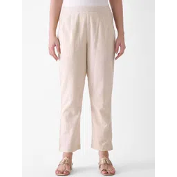 Rustorange Women Pure Cotton Mid-Rise Trouser-picture-17