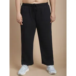 Rute Plus Size Women Mid Rise Cotton Track Pant-picture-21