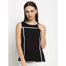 Rute Sleeveless Pure Cotton T-shirt-picture-29