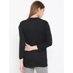 Rute Women Black Solid Open Front Shrug image 4