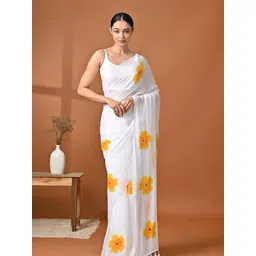 Ruuprekha Floral Printed Pure Cotton Saree-picture-34