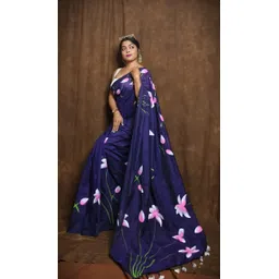Ruuprekha Floral Pure Cotton Saree-picture-24