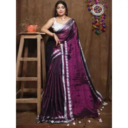 Ruuprekha Woven Design Zari Tissue Tussar Saree-picture-22
