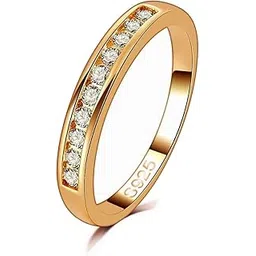 ruvee Stainless Steel and Crystal Alloy Ring for Women-picture-11