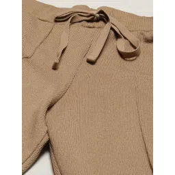 RVK Camel Straight Fit Solid Trousers image 5
