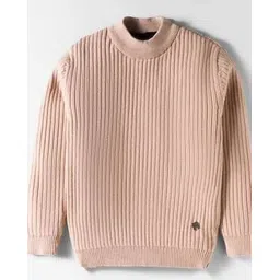 rvk Girls Crew-Neck Pullover with Ribbed Hem-picture-21