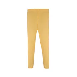 RVK Kids Gold-Coloured Solid Ankle-Length Legging-picture-38