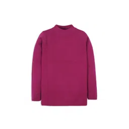 RVK Kids Magenta Solid Sweater-picture-54