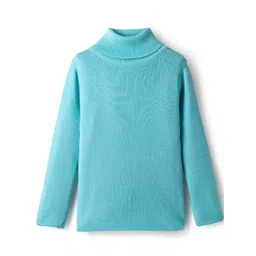 RVK Kids Ribbed Full Sleeves Solid Pullover-picture-11