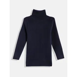 RVK Kids Solid Turtle Neck Pullover-picture-13