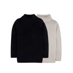 RVK Pack of 2 Unisex Kids Black & White Pullover-picture-21