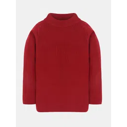 RVK Unisex Maroon Solid Sweater-picture-44