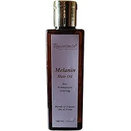 RWS Melanin Hair Oil for Strong, Long and Thick hair, Best Natural Nourishing oil for All Hair Problems- 100 ml | Melaning Restore Graying Hair Care Oil-picture-53