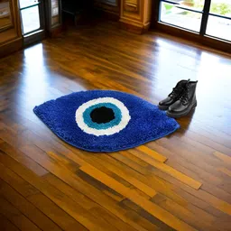 rylie Blue Velvet, Rubber, Cotton Area Rug-picture-40