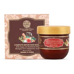 RYLLZ ESSENTIALS Complete Repair Hair Mask | with Rosemary Oil, Argan Oil, Hyaluronic Acid & Bhringraj | Get Soft / Bouncy / Shiny hair | 100% Pure & Natural | 200 ml image 1