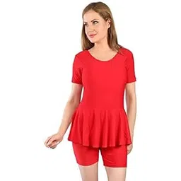 rzlecort Sports WEAR WATAR Sports Swimsuit/Swimming Costume ONE Piece Frock Style Swimsuit for Women and Girls-picture-23