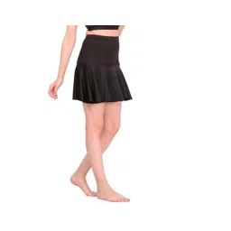 rzlecort Sports wear Swimming Costume Swimming Dress Crop top Skirt with Attach Shorts for Women and Girls image 3