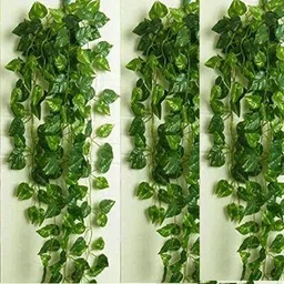 s-biv Pack of 03 Money Plants Bail For decoration Home Shop and office Green Ballmum Artificial Flower-picture-27