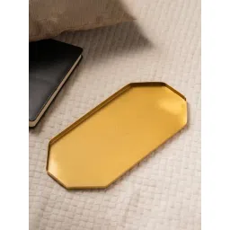 S. G. Home Gold Metal Tray-picture-24