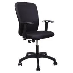 S J Corporation Olive Mid Back Office Chair (Black)-picture-38