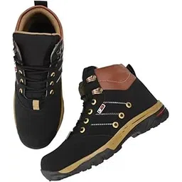 s k Men’s Outdoor Hiking Boots – Durable Lace-Up Trekking & Work Boots with Anti-Slip Sole, Comfortable Cushioning, Stylish Ankle-Length Design for Adventure, Travel-picture-34