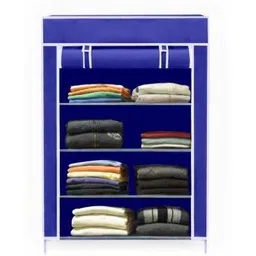 s . k store Carbon Steel Collapsible Wardrobe-picture-11