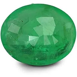 s kumar gems & jewels Certified Natural 6.25 Ratti Ratti Green Emerald Stone/Panna Stone Certified Capsule Shape Real Panna Stone AAA++ Gemstone-picture-38