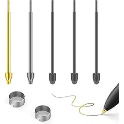 S Pen Pro Nibs/Tips Replacement for Samsung Galaxy z Fold 6/5/4/3 S Pen,Metal&Soft Plastic Nibs/Tips+Clip + Organizer (Metal 2 Pack+Soft Plastic 3 Pack)-image-35