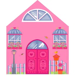 s studio Jumbo Size Extremely Light Weight , Water Proof Kids Play Tent House for 10 Year Old Girls and Boys with (Chinese Doll House)-picture-28