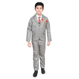 SA COLLECTION Boys Single-Breasted 4 Piece Suits-picture-19