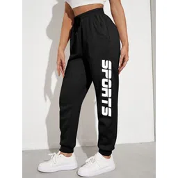 SAAHASAM Women Printed Relaxed Joggers Trousers-picture-30