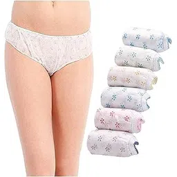 saanwaricollections Pack of 6 Disposable Panties Ideal for Travelling/Spa/Body Massage/Surgeries/Maternity/Periods-picture-42