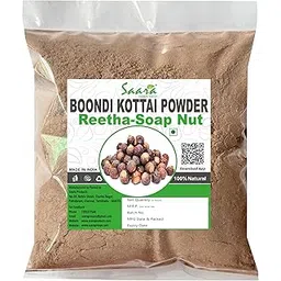 Saara HERBAL FRESH Soapnut Powder, 50g, Boondi Kottai, Kumkudukaya, Organic Reetha, Aritha Powder, For Hair & Face, (pack of 1 x 50g)-picture-13