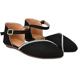 saba collection Attractive Black Shine Bellies for Women & Girls-picture-16