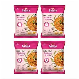 Sabala Multi Millet Bisibele Bhath Total 240gms (PACK OF 4) 60gm Each-picture-22