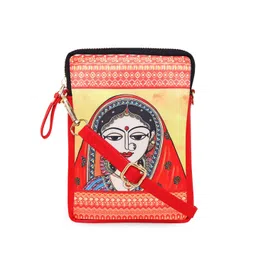 Sabhyata Structured Sling Bag with Applique image 1