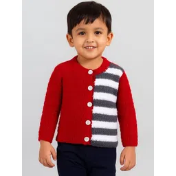 Sabinagarments Kids Striped Front Open Sweater-picture-50