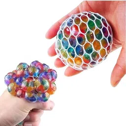 sabirat Mesh Ball For Kids, Squishy Ball, Stress Relief Hand Fidget Toy (Pack 1Pcs) - 6 cm-picture-7