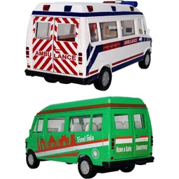 sabirat New Ambulance & Travel India, Pull Back Action Toys-picture-49