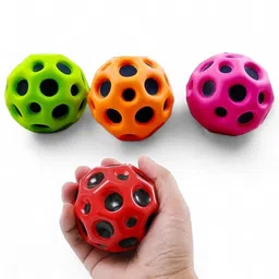 sabirat New Moon Bouncy Ball For Kids, Anti Stress & High Bounce Ball [Pack 1Pcs]- 7.5 mm-picture-10