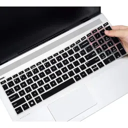 Saco Protector Skin Keyboard Cover 15.6 Inch Compatible for HP 15s 15.6 Inch Laptop 15s-fr2308TU Series Keyboard Skin-picture-36