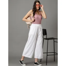 Sadda Fashion Women Flared Cropped Palazzos-picture-27