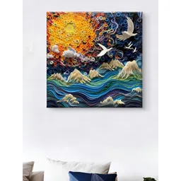 SAF Blue & Green 1 Piece Canvas Other Wall Paintings-picture-41