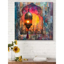 SAF Blue & Yellow 1 Piece Canvas Other Wall Paintings-picture-11