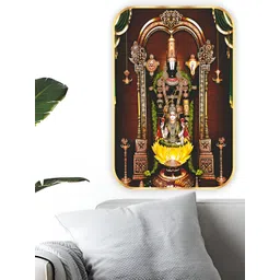 SAF Brown & Gold-Toned 1 Piece Wood Other Wall Paintings-picture-27