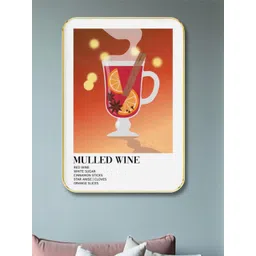 SAF Brown & White Graphic Wooden Painting Wall Art-picture-29