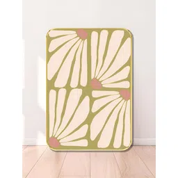 SAF Green & White Floral Printed Wall Art-picture-20