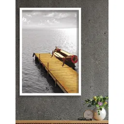 SAF Grey & Brown Modern Art Painting Wall Art-picture-28